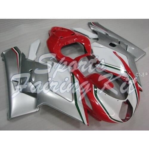 Bodywork for MV AGUSTA F4 1000 CC 2005 - 2006 Silvery White Red Full Body Kits 05 Fairing Kits 2006