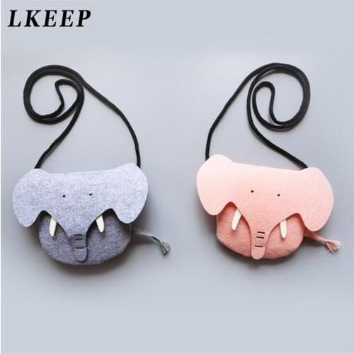 Cartoon Cute Women Mini Satchel Bag Elephant Shape Cross Body Shoulder Bags For Kindergarten Women Coin Messenger Bag