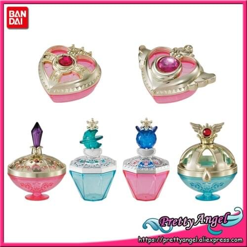 PrettyAngel - Genuine Bandai Antique Jewelry Case Part.2 Gashapon Capsule Black Lady Neptune Uranus Set of 6 PCS