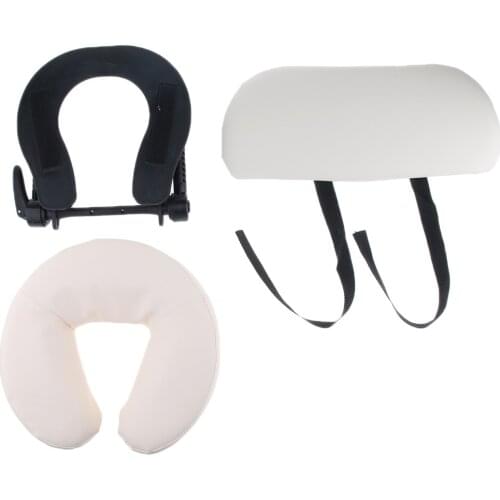 Adjustable Massage Table Face Cradle with U Shaped Face Pillow and Arm Support