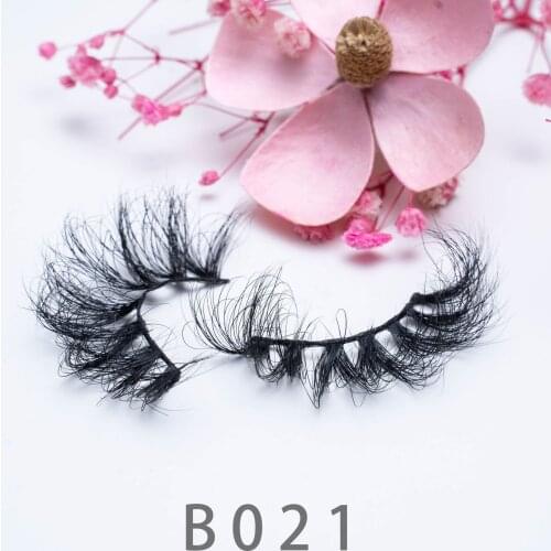25mm Eyelashes Mink Hair 3D False Eyelashes Fluffy Messy 3D False Eyelashes Yan Long Natural Eyelashes Makeup Mink Eyelashes