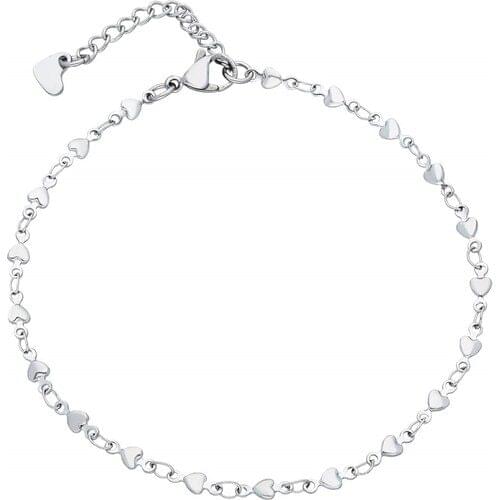 Getss Heart Model Steel Bangle AC019
