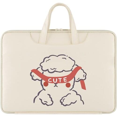 2021 New Computer Bag for Apple Portable Macbook Notebook 13air14pro15 Female Cartoon Cute 16.1 Inch Huawei Trendy Tablet Bag