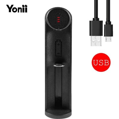 YONII Fast Smart Intelligent Battery USB Charger for 3.7V Lithium Li-ion Rechargeable Battery 18650,14500,18500,21700