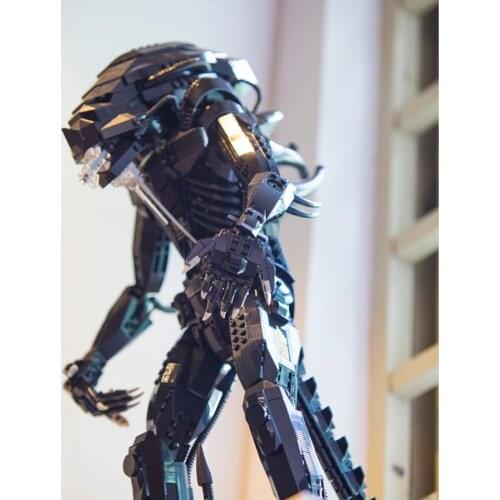 In Stock Movie Series The Alien Dysmorphism Set Assembly Robot Model MOC Creative Building Blocks Bricks Children Toys