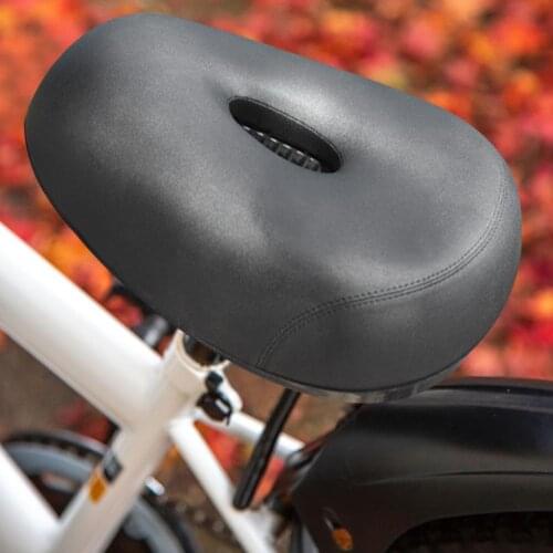 Bike Saddle Four-Corner Spring Thickened Soft Bike Seat Comfortable Bicycle Seat Cushion With Sponge Outdoor Cycling Accessories