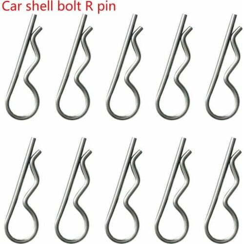 10PCS M1, M1.2, M1.6, M1.8, M2, M2.5, M3 spring opening R-type car pin fixing clamp spring pin