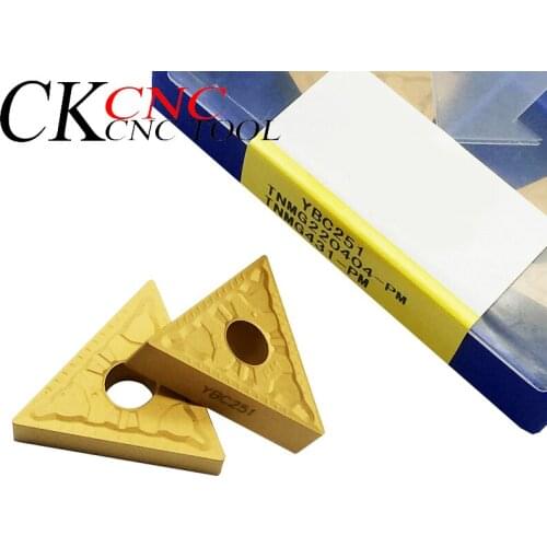 10pcs TNMG220404-PM TNMG431-PM YBC251 TNMG220408-PM YBC251 Original carbide insert lathe tool made in china