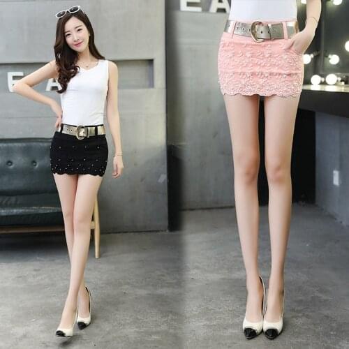 2018 summer new mini skirt female thin wild sexy bag hip slim skirt DQ649