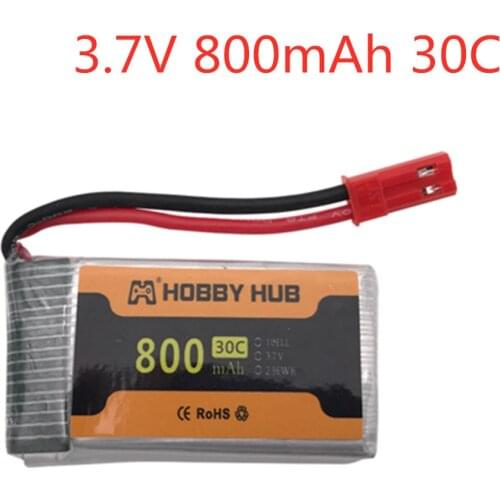 3.7V 800mAh 30C 902540 Lipo Battery For X400 X500 X300C X80 HJ818 HJ819 HD1315 1315s RC Quadcopter Drone Spare Part 1pcs