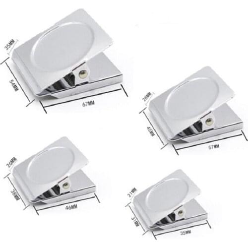 3 pieces / pack 31mm 38mm stainless steel clip Metal square magnetic clip