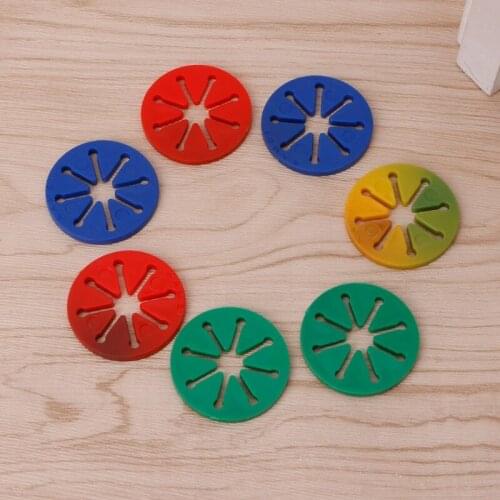 7Pcs Sock Clips Socks Holder Rings Colorful sock Organizers Sorters Locks Clips Laundry Clothes Pegs