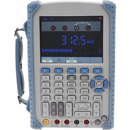 DSO1202B Digital Handheld Oscilloscope 2CH 200MHz 1GSa/s Multimeter AC100-240V high Resolution(640*480)