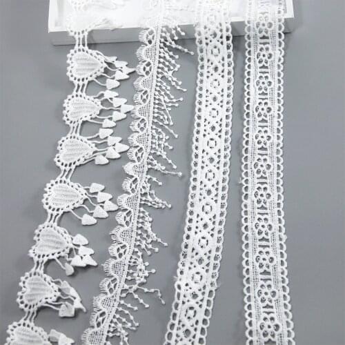 David Accessories Embroidered Flower Mesh Lace Trim Ribbon 5 yards,DIY Garment Supply,Sewing Accessories,5Yc1679