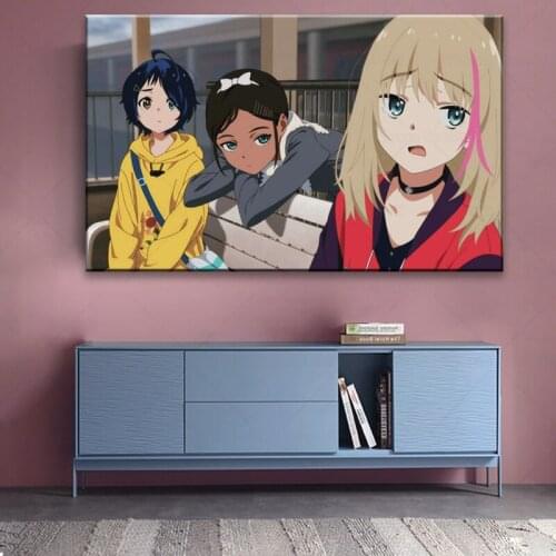 New Hot Anime Wonder Egg Priority Posters Paper Print Anime Poster Home Wall Art Decor Living Room Study Bar Wall Art Painting