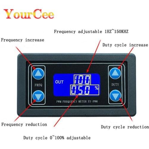 1HZ~150KHZ PWM Pulse Frequency Duty Cycle Adjustable Module Signal Generator