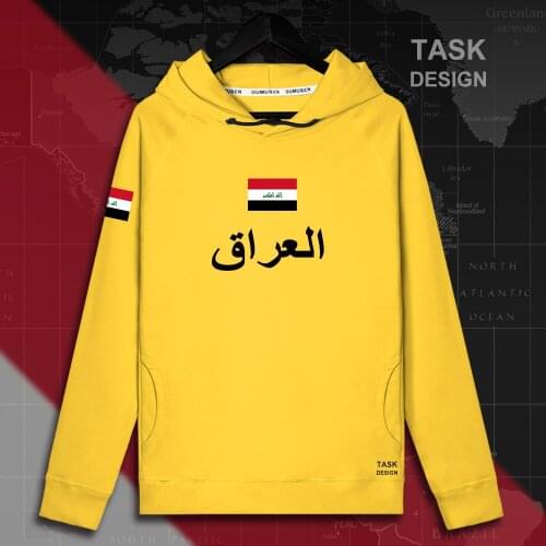 Republic of Iraq Iraqi Iraqi IRQ mens hoodie pullovers hoodies sweatshirt new street wear clothing Sportswear tracksuit nation