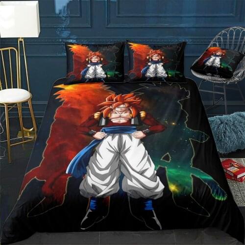 Gogeta Fusion SSJ4 Duvet Cover Comfortable Quilt Home Decora Design Universal Bedding Set Bedclothes+Pillowcase 3pcs