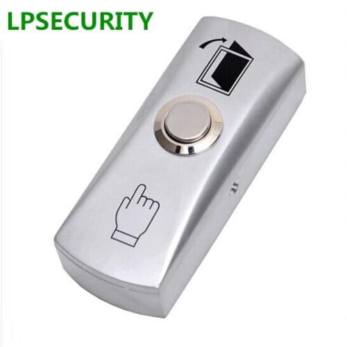 LPSECURITY Gate Door Access Control System Door lock aluminum alloy Release Exit Button Sensor Switch/door access push button