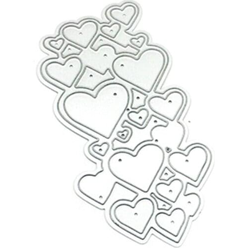 Love String Shape Carbon Steel Cutting Dies DIY Scrapbooking Photo Album Embossing Paper Cards Making Stencil Decorative