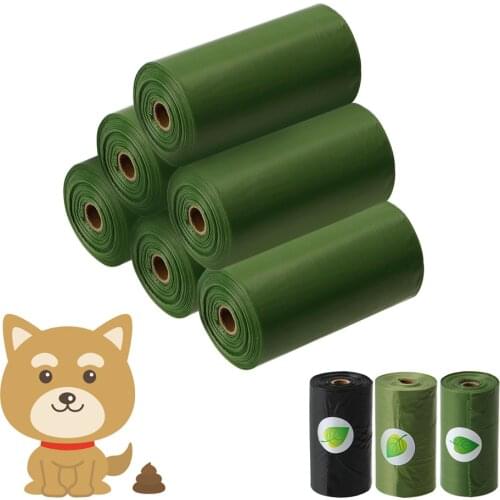Dog Poop Bag for Dog Pets Waste Garbage Bags Carrier Biodegradable Clean-up BagWaste Pick Up Clean Bag For Pet Dogs