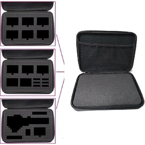 Multi function camera free case storage bag DIY handbag for GoPro digital accessories storage bag with pre-cut foam