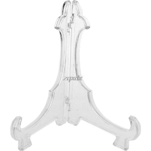 New Plastic Display Easel Stand Plate Bowl Picture Frame Photo Pedestal Holder 14cm Whosale&Dropship