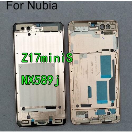 For Nubia Z17 Mini S NX589j Original Full body Housing middle front frame Back on Battery Door Cover Case replacement repair