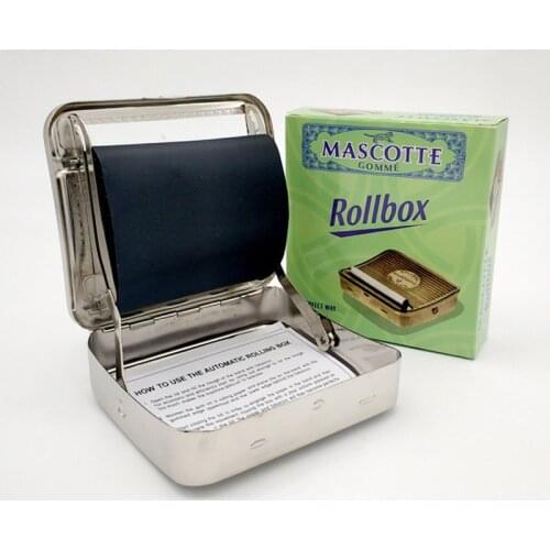 Rollbox Rolling Box Case 70mm Manual Cigarette Maker Metal Semi-automatic Cigarette Box Cigarette Maker