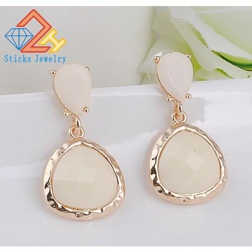 Sticks Jewelry Women's Gold Earrings