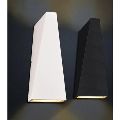 6w LED Wall Light Outdoor Waterproof IP65 Modern Nordic style Indoor Wall Lamps Living Room Porch Garden Lamp AC90-260V