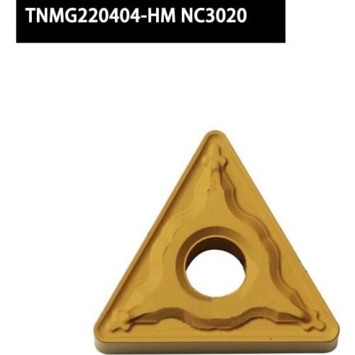 TNMG TNMG22 TNMG220404-HM NC3020 TNMG220408 Processing Steel And Stainless Steel Turning Inserts For Lathe Cutter