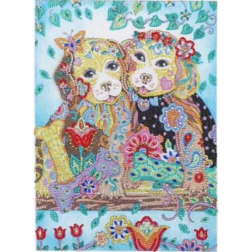 Home Decoration 5D Diamond Painting Animal Sticker Mosaic Flower Embroidery Pattern Craft New Year Gift