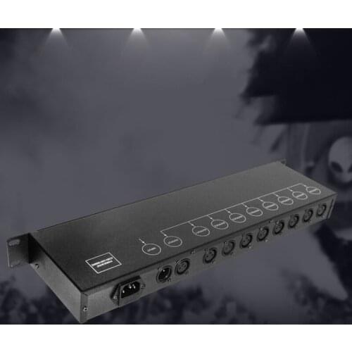 DMX Control projector amplifier/Splitter/signal distributor/repeater DMX512 signal output 6 channel for dj disco party lights