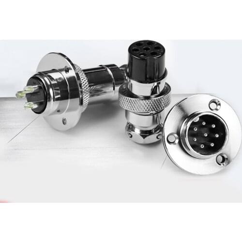 M20 2 3 4 5 6 7 9 10 12 14 Pin AC Waterproof Aviation Connector Copper Multi Core Male Plug Round Female Socket Soldering Cable