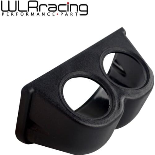 WLR RACING - Double Dual Gauge Pod 52mm Hole Cup Car Gauge Pod Gauge Cap Cup Dash Pod Mount Holder Plastic Houder Auto Car Meter