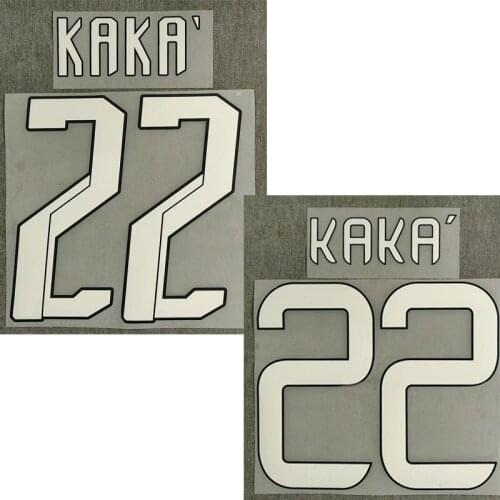 0708 1314 KAKA Nameset Printing Soccer Patch