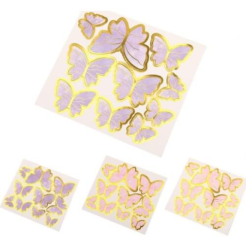 1 Set Cake Toppers Handmade Exquisite Paper Butterfly Cake Topper for Birthday Cake Decoration