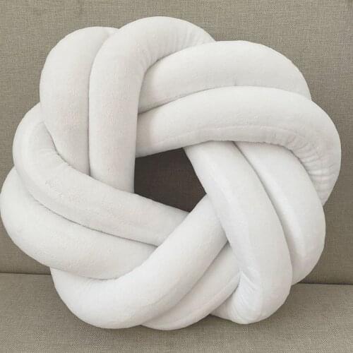 25cm Nordic Knot Cushion Baby Dolls Toys Photography Props Home Decor Decorative Sofa Cushions