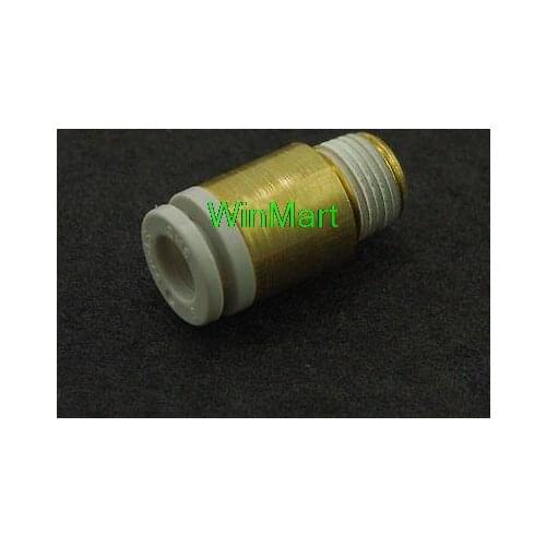 5 pieces One Touch Hex Socket Male Connector 8mm 3/8" thread Replace SMC KQ2S08-03S