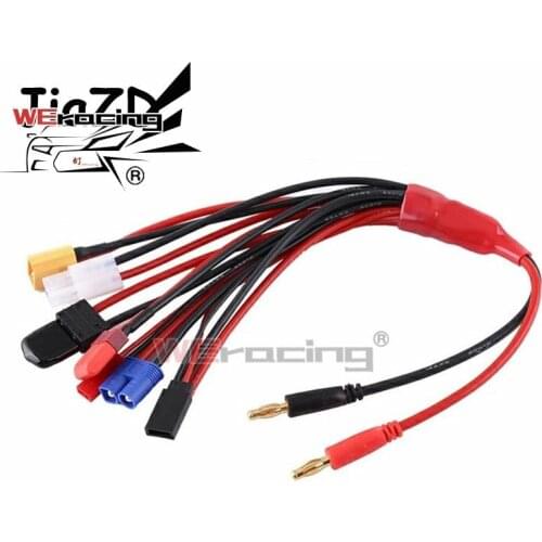 8 in 1 Lipo Battery Multi Charging Plug Convert Cable Line RC Quadcopter Car Drones Spare Parts for IMAX B6 Balance Charger Y009