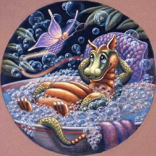 Diamond Embroidery Diy Diamond Painting Cross Stitch Kits Diamond Mosaic Cartoon dragon Full Square Diamond Embroidery Z648