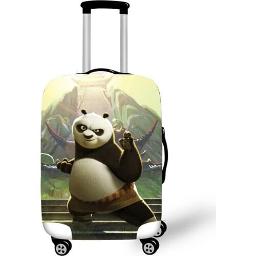 Luggage Protective Cover Case For Elastic 18-32 Inch Suitcase Protective Cover Cases Covers Travel Accessories kungfu Panda T123