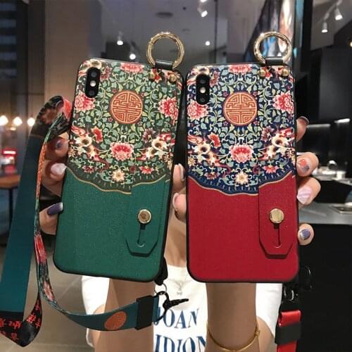 3D Emboss Phone Case for Huawei P20 P30 P40 Mate 10 20 30Lite Pro Honor 8X 9 10 20 30Pro Capa Wrist Strap Lanyard Matte Cases