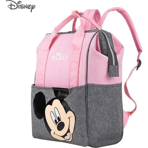 Disney Waterproof Diaper Bags Baby Bag Maternity Baby Care Nappy Bag for Mom Large Capacity Backpack Travel Organizer Mummy Bags