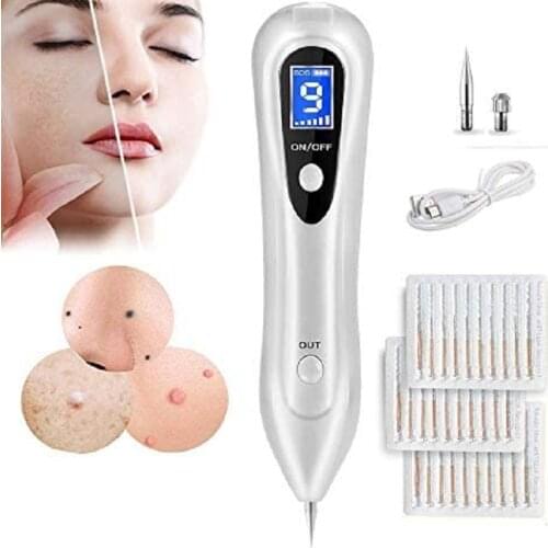 Laser Plasma Pen Freckle Remover Machine LCD Mole Removal Dark Spot Remover Face Care Skin Tag Removal Freckle Wart