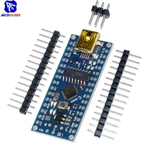 Diymore Nano V3.0 ATmega168 CH340 CH340G Mini USB Microcontroller Module Development Board for Arduino