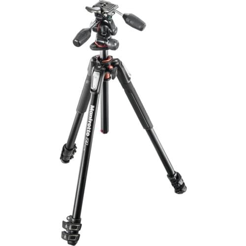 Manfrotto MK190XPRO3-3W Tripod Tripod 3-section aluminum alloy set with MHXPRO-3W pan/tilt head