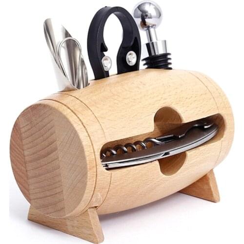 Wine Tools Sets with Bottle Opener Wine Stopper Wine Accessory Kit Gifts for Wine Tools the Best Gifts for Friends