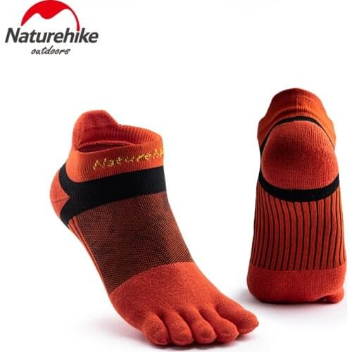 Naturehike NH20FS002 Ultra Run Low Cut Athletic Five Toe Socks Toesocks For Running Marathon Race Trail Hiking